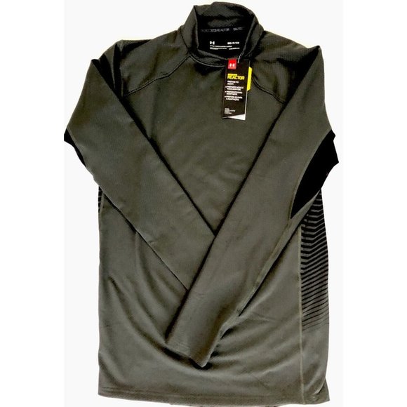Under Armour Men’s Reactor Fitted Top Shirt Small  Green 1298251-310 - Picture 1 of 5